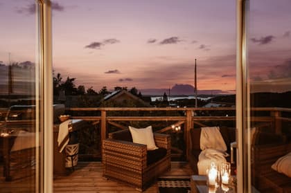 Balkong eller utsiktsbild