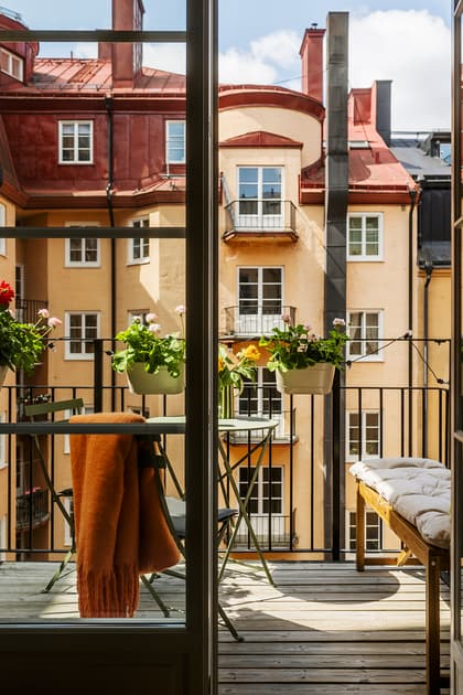 Balkong eller utsiktsbild