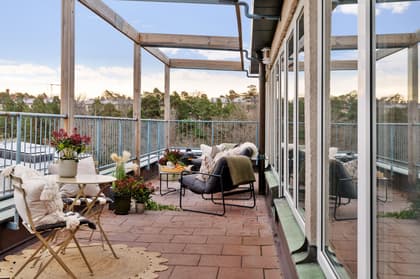 Balkong eller utsiktsbild