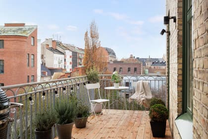 Balkong eller utsiktsbild