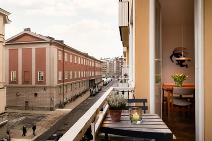 Balkong eller utsiktsbild