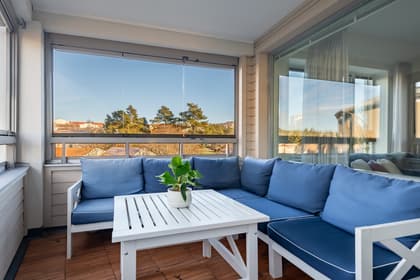 Balkong eller utsiktsbild