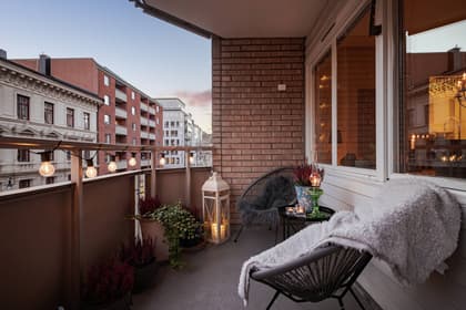 Balkong eller utsiktsbild