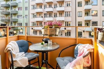 Balkong eller utsiktsbild