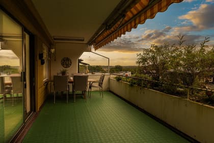 Balkong eller utsiktsbild