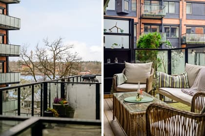 Balkong eller utsiktsbild