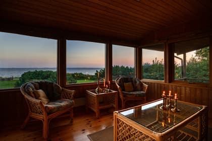 Balkong eller utsiktsbild