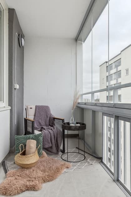 Balkong eller utsiktsbild