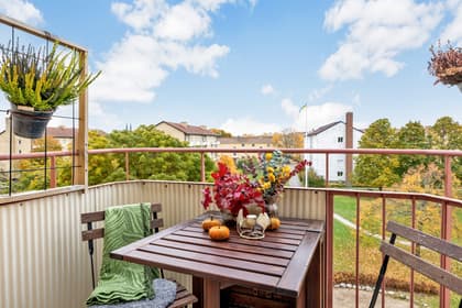 Balkong eller utsiktsbild