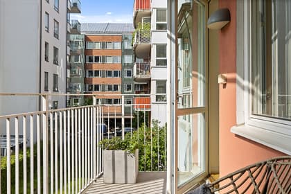 Balkong eller utsiktsbild