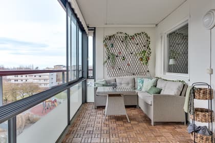 Balkong eller utsiktsbild