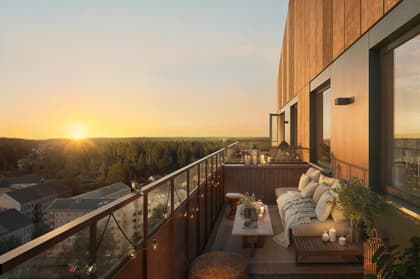 Balkong eller utsiktsbild