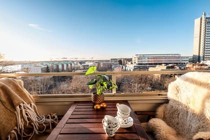 Balkong eller utsiktsbild