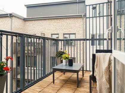 Balkong eller utsiktsbild