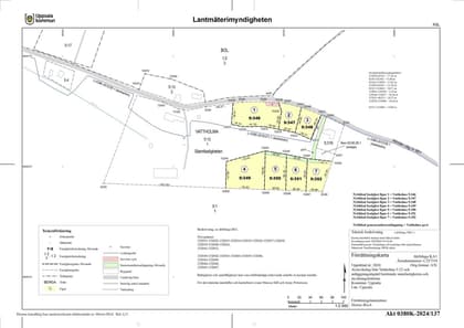 Illustrerad karta över fastigheten eller området