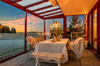 Balkong eller utsiktsbild