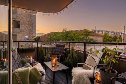 Balkong eller utsiktsbild