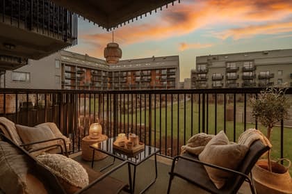 Balkong eller utsiktsbild