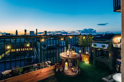 Balkong eller utsiktsbild