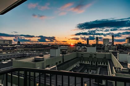 Balkong eller utsiktsbild