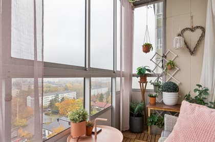 Balkong eller utsiktsbild