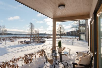 Balkong eller utsiktsbild