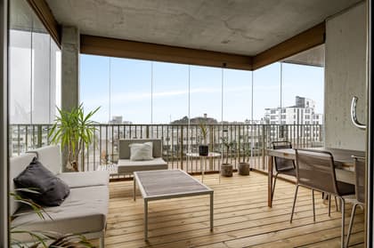 Balkong eller utsiktsbild