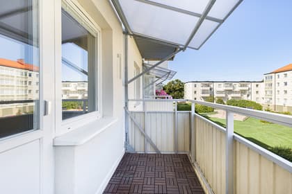 Balkong eller utsiktsbild