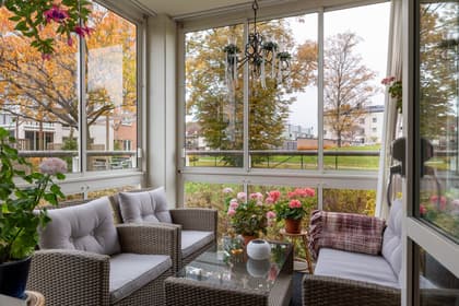 Balkong eller utsiktsbild