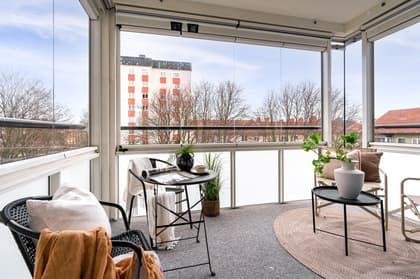 Balkong eller utsiktsbild