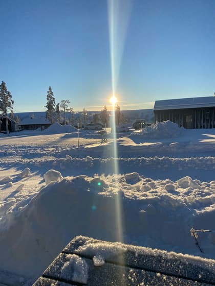 Balkong eller utsiktsbild