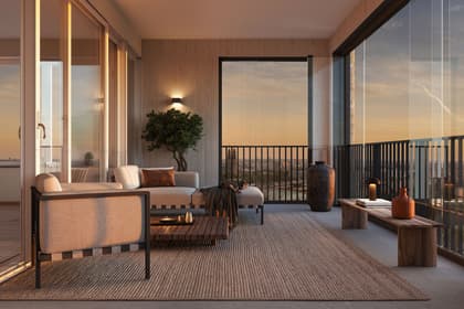 Balkong eller utsiktsbild