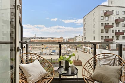 Balkong eller utsiktsbild