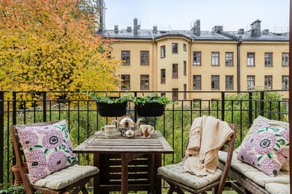 Balkong eller utsiktsbild