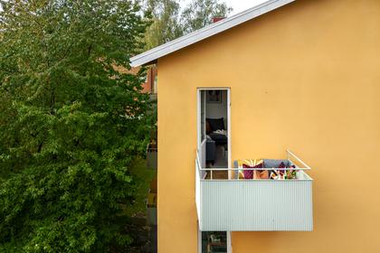 Balkong eller utsiktsbild