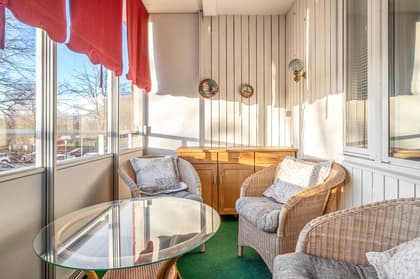 Balkong eller utsiktsbild