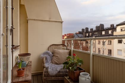 Balkong eller utsiktsbild