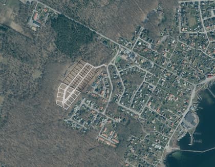 Illustrerad karta över fastigheten eller området