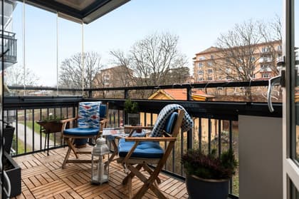 Balkong eller utsiktsbild