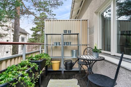 Balkong eller utsiktsbild