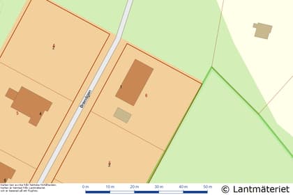 Illustrerad karta över fastigheten eller området