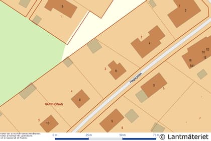 Illustrerad karta över fastigheten eller området