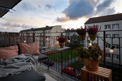 Balkong eller utsiktsbild