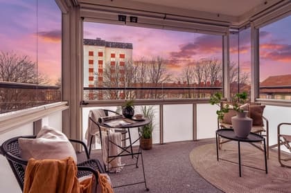 Balkong eller utsiktsbild