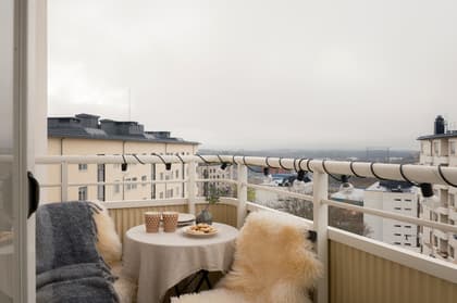 Balkong eller utsiktsbild