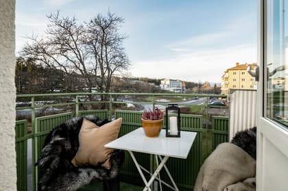 Balkong eller utsiktsbild