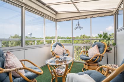 Balkong eller utsiktsbild