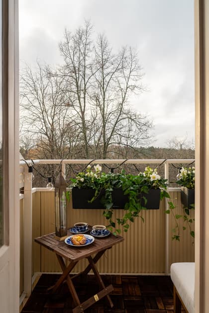 Balkong eller utsiktsbild