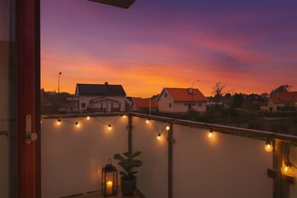 Balkong eller utsiktsbild