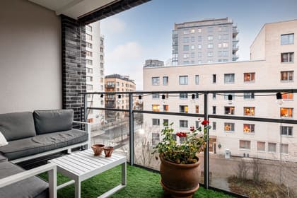 Balkong eller utsiktsbild